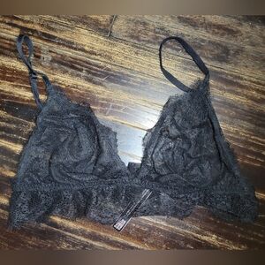 victorias secret black bralette medium